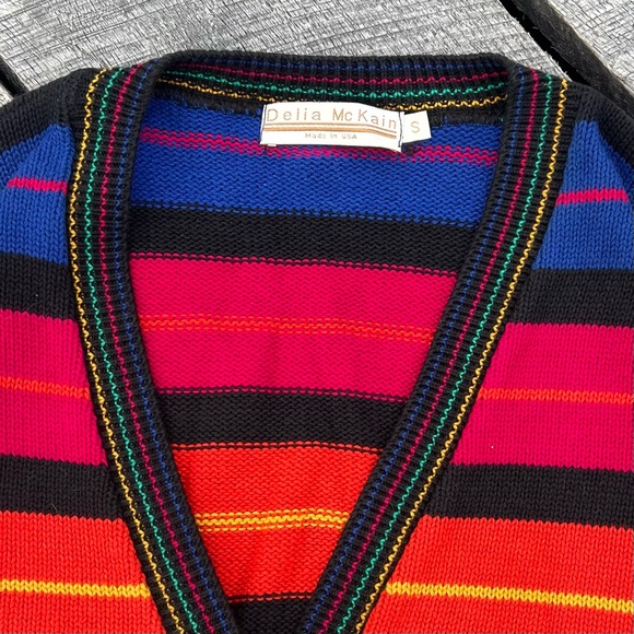 Vintage 90s Oversized Tassle Cardigan - Picture 2 of 4